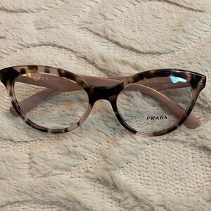 Prada Brown Cat Eye Glasses